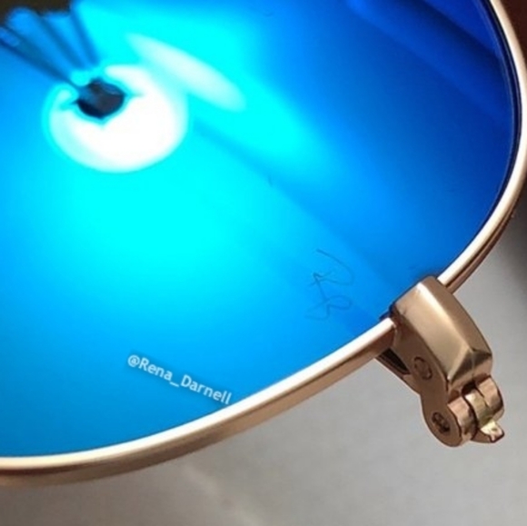 Ray-Ban Aviator RB3025 Blue Mirror New - Picture 5 of 14